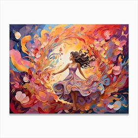 Flower Dance Canvas Print