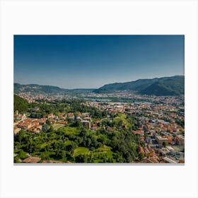 Lecco Lake Como Italy Art Print Canvas Print