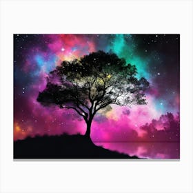 Tree In The Sky 4 Canvas Print