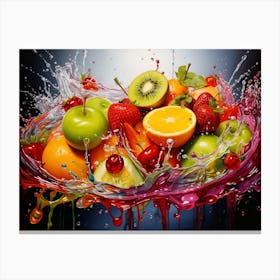 Fruit Splash 8 Canvas Print