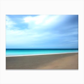 Blurred Beach Canvas Print