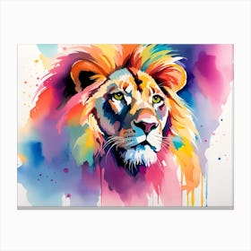 Lion Painting 46 Canvas Print