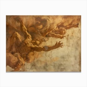 Contemporary Artwork Inspired By Michelangelo Buonarroti 1 Canvas Print