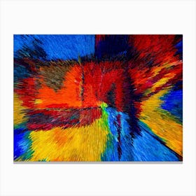 Acrylic Extruded Painting 154 Canvas Print