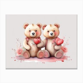 Teddy Bears 1 Canvas Print