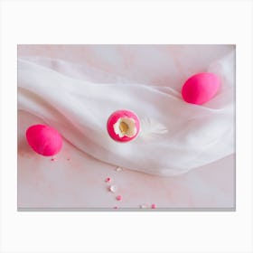 Pink Easter Eggs 4 Canvas Print