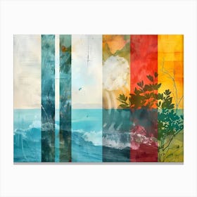 Vibrant seascape Canvas Print