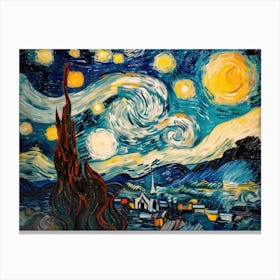 Contemporary Artwork Inspired By Vincent Van Gogh 13 Canvas Print
