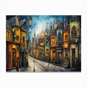 City At Night Canvas Print