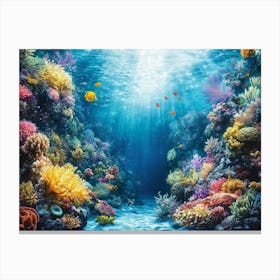 Coral Reef 1 Canvas Print