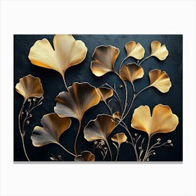 Ginkgo Leaves 2 Canvas Print