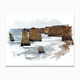 Twelve Apostles, Great Ocean Road, Victoria Canvas Print