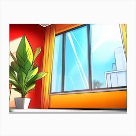 Room With A Window Canvas Print