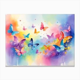 Colorful Butterflies 53 Canvas Print