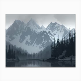 Mountain Landscape 34 Canvas Print