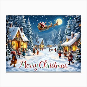 Merry Christmas 7 Canvas Print