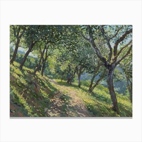 Path Through The Trees 4 Canvas Print