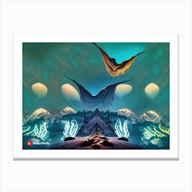 Dragons In The Sky Canvas Print