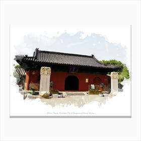 Zhihua Temple, Forbidden City & Dongcheng Central, Beijing Canvas Print