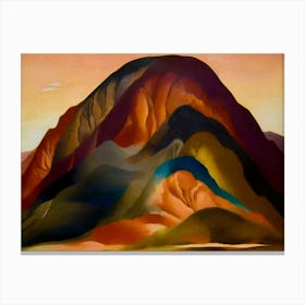 Georgia O'Keeffe - Rust Red Hills, 1930 1 Canvas Print