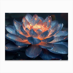 Lotus Flower 80 Canvas Print