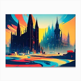 City In The Sky 9 Canvas Print