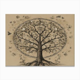 Peace Tree Canvas Print