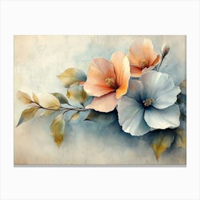 Hibiscus Painting Canvas Print