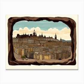 Edinburgh Cityscape Canvas Print