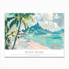 Bora Bora Pacific Ocean Canvas Print