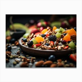 Granola Bowl Canvas Print