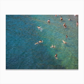 Swimming In Sorrento Canvas Print