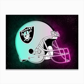 Las Vegas Raiders Helmet 1 Canvas Print