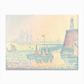 Evening (Le Soir) (1898), Paul Signac Canvas Print