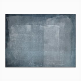 Minimal Abstract Blue Painting 1 Canvas Print