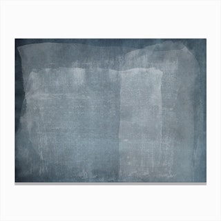 Minimal Abstract Blue Painting 1 Canvas Print