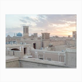 Sunset In Yazd Canvas Print