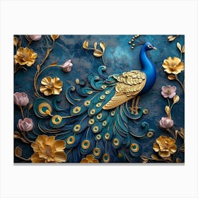 Peacock 62 Canvas Print