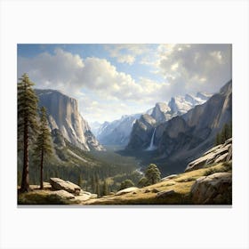 Yosemite Valley 1 Canvas Print