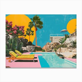 'Sunshine Pool' Canvas Print