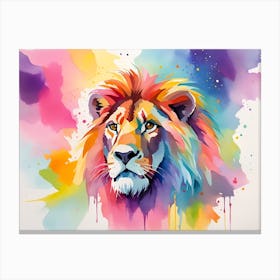 Lion Painting 38 Canvas Print