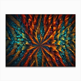 Emergent Patterns Converge Canvas Print