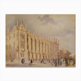 King Edward S School, Birmingham (1833), David Cox Canvas Print