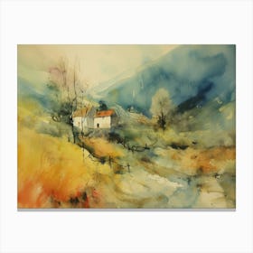 House On The Hill Canvas Print