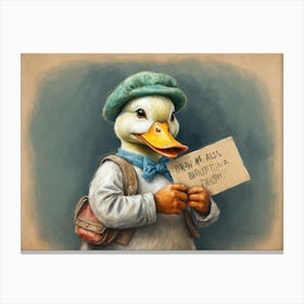 I'M A Duck Canvas Print