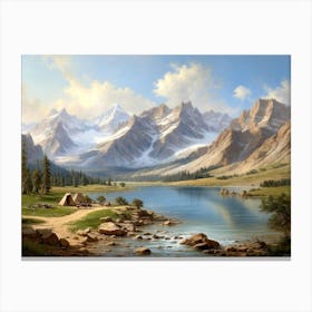 Mountain Lake 3 Canvas Print