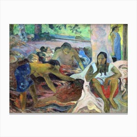Paul Gauguin S Tahitian Fisherwomen (1891), Paul Gauguin Canvas Print