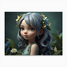 Fairy Girl 3 Canvas Print