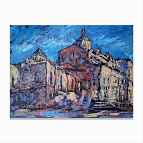 Valladolid Old Church Canvas Print