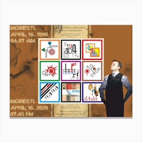 Tristan Tzara Moinesti (2) Canvas Print